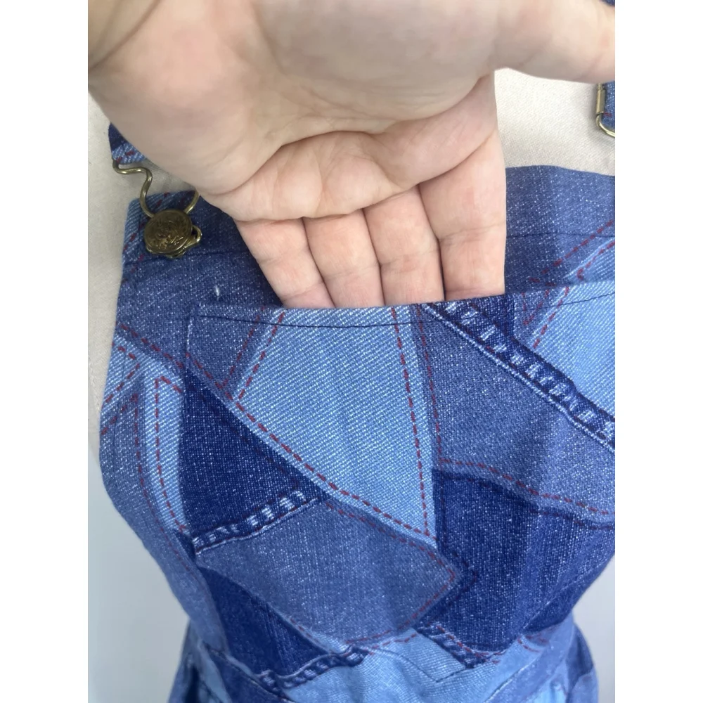Vtg‎ Womens Apron Smock 